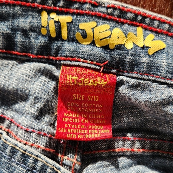 Y2K Vintage !It Jeans Bootcut lowrise flares size juniors 9/10 - Picture 8 of 11